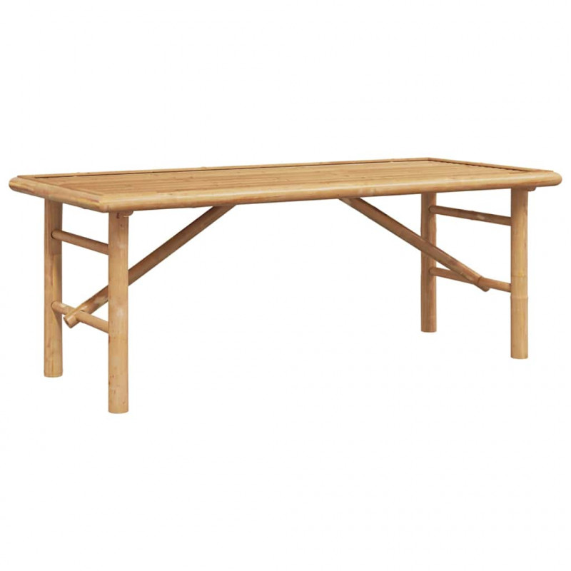 Stolik kawowy Brązowy 110 x 50 x 43 cm Bambus
