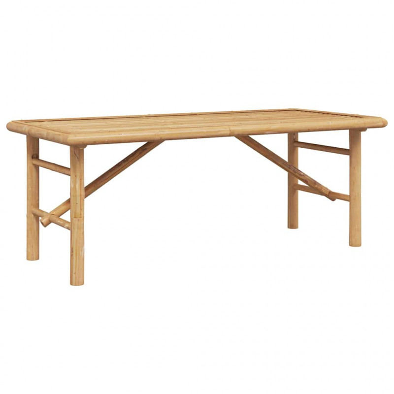 Stolik kawowy Brązowy 110 x 50 x 43 cm Bambus