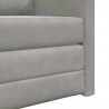 Sofa Bed 60cm Jasnoszary Aksamit
