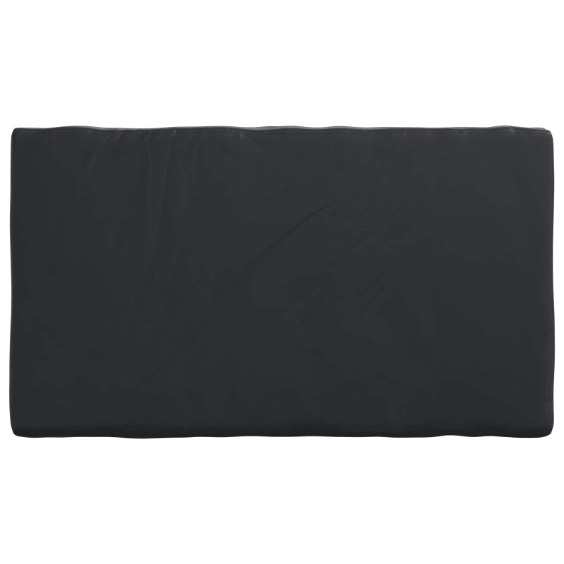 Pokrowiec na Stół Gładki Czarny 122 x 72 x 15 cm tkanina