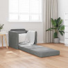 Sofa Bed 60cm Ciemnoszary Aksamit