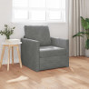 Sofa Bed 60cm Ciemnoszary Aksamit