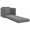 Sofa Bed 60cm Ciemnoszary Aksamit