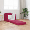 Sofa Bed 60cm Czerwone wino Aksamit