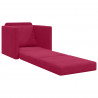 Sofa Bed 60cm Czerwone wino Aksamit