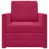 Sofa Bed 60cm Czerwone wino Aksamit