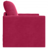 Sofa Bed 60cm Czerwone wino Aksamit
