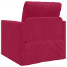 Sofa Bed 60cm Czerwone wino Aksamit