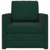 Sofa Bed 60cm Ciemna zieleń Aksamit