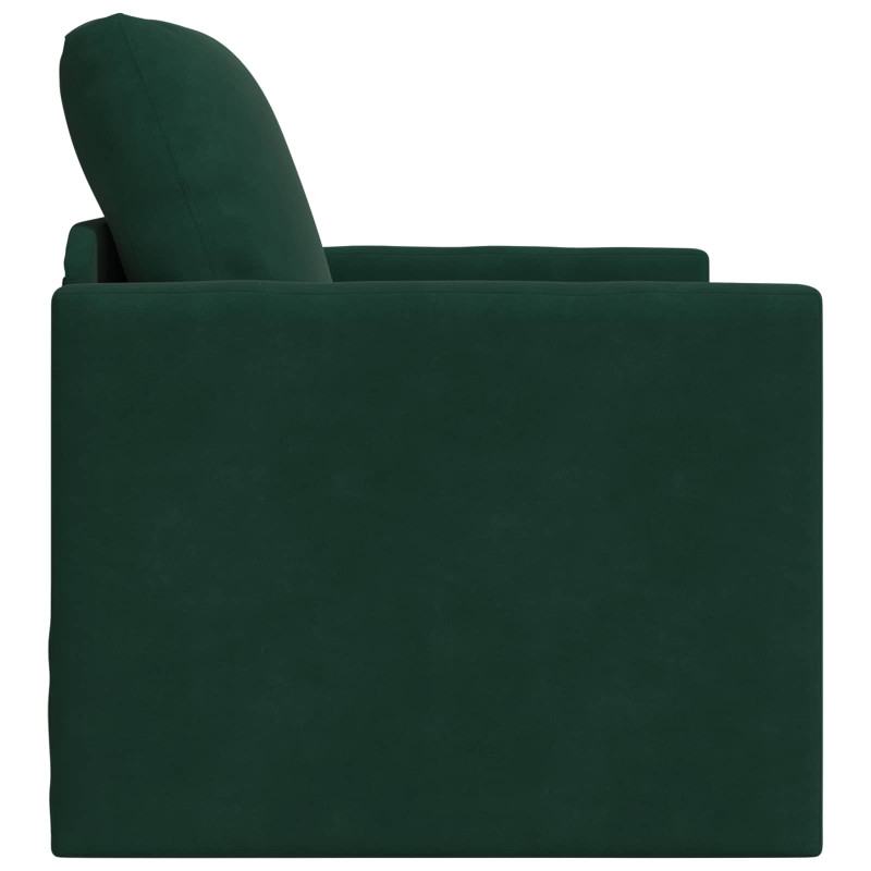 Sofa Bed 60cm Ciemna zieleń Aksamit