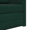 Sofa Bed 60cm Ciemna zieleń Aksamit