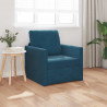 Sofa Bed 60cm Niebieski Aksamit