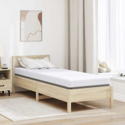Nakładka na materac Biały 70 x 200 cm Tkanina jacquard