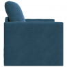 Sofa Bed 60cm Niebieski Aksamit