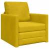 Sofa Bed 60cm Ciemny Żółty Aksamit