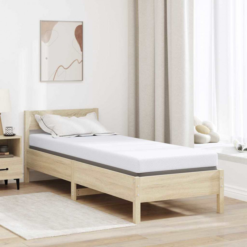 Nakładka na materac Biały 80 x 200 cm Tkanina jacquard