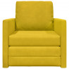 Sofa Bed 60cm Ciemny Żółty Aksamit