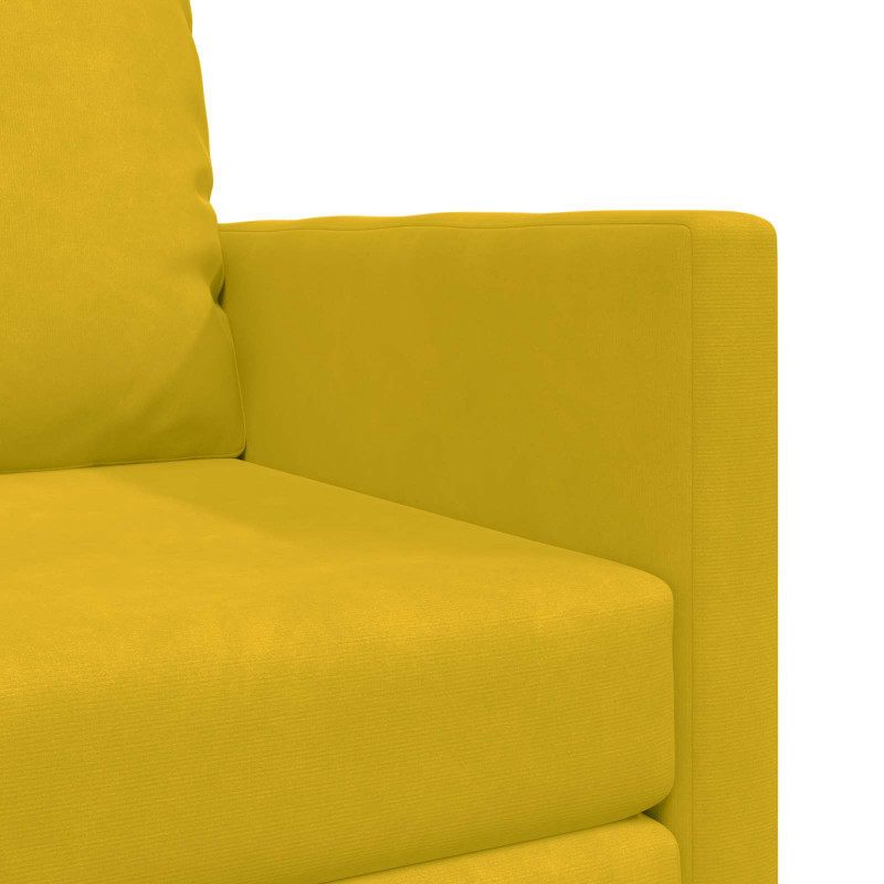 Sofa Bed 60cm Ciemny Żółty Aksamit
