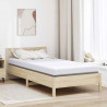 Nakładka na materac Biały 90 x 190 cm Tkanina jacquard