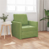 Sofa Bed 60cm Jasnozielony Aksamit