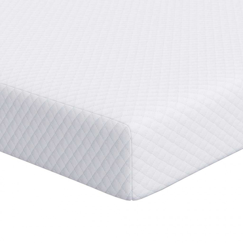 Nakładka na materac Biały 90 x 200 cm Tkanina jacquard