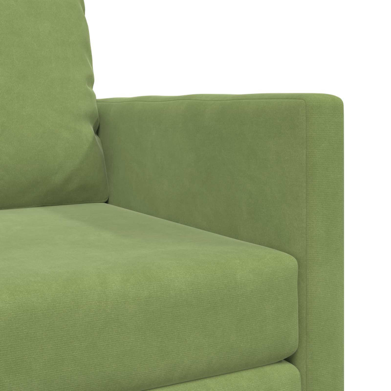 Sofa Bed 60cm Jasnozielony Aksamit