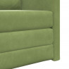 Sofa Bed 60cm Jasnozielony Aksamit
