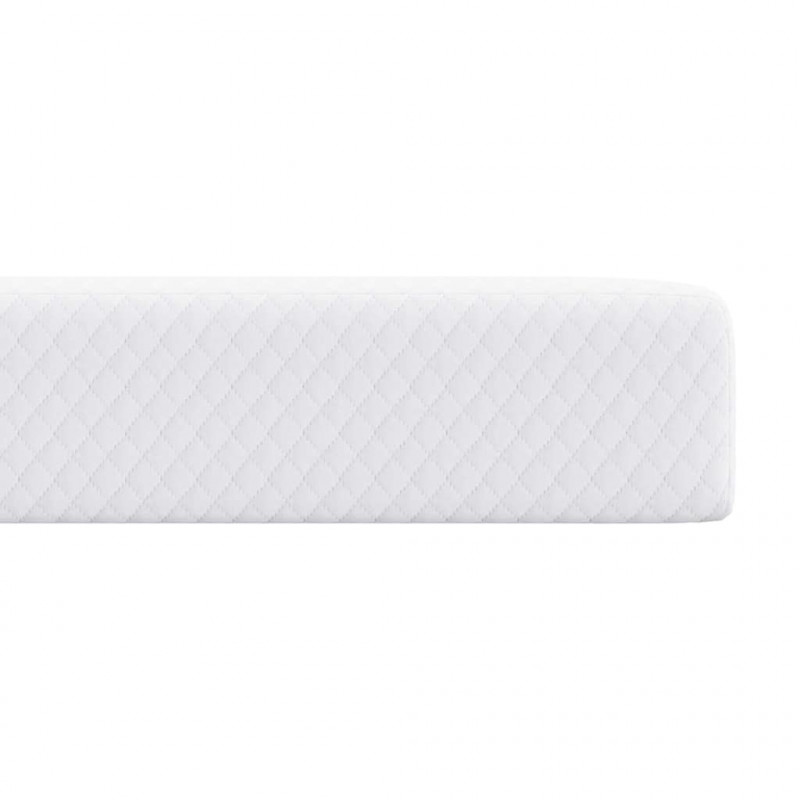 Nakładka na materac Biały 100 x 200 cm Tkanina jacquard