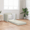 Sofa Bed 60cm Kremowy Aksamit