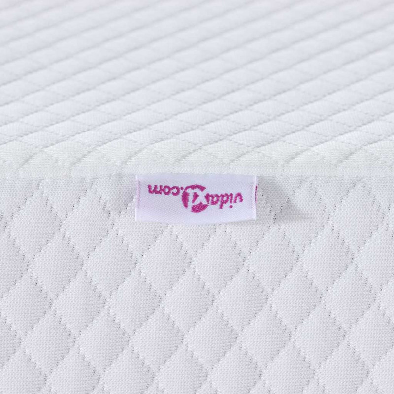 Nakładka na materac Biały 100 x 200 cm Tkanina jacquard