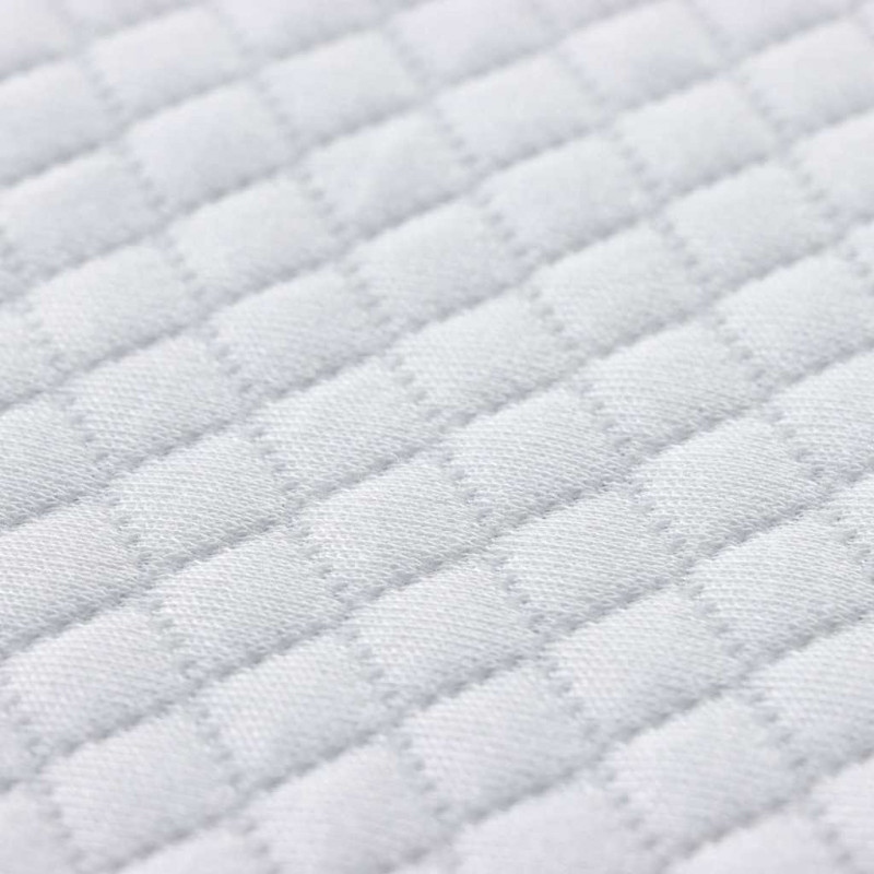 Nakładka na materac Biały 100 x 200 cm Tkanina jacquard