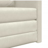 Sofa Bed 60cm Kremowy Aksamit