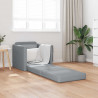 Sofa Bed 60cm Jasnoszary tkanina