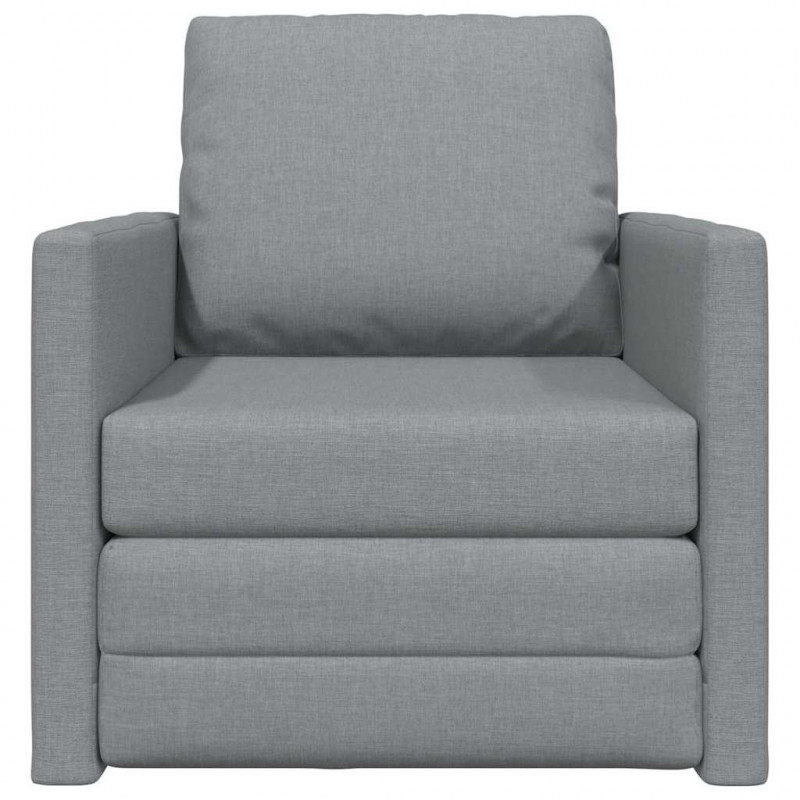 Sofa Bed 60cm Jasnoszary tkanina