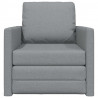 Sofa Bed 60cm Jasnoszary tkanina