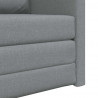 Sofa Bed 60cm Jasnoszary tkanina