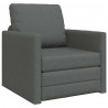 Sofa Bed 60cm Ciemnoszary tkanina