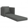 Sofa Bed 60cm Ciemnoszary tkanina