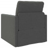 Sofa Bed 60cm Ciemnoszary tkanina