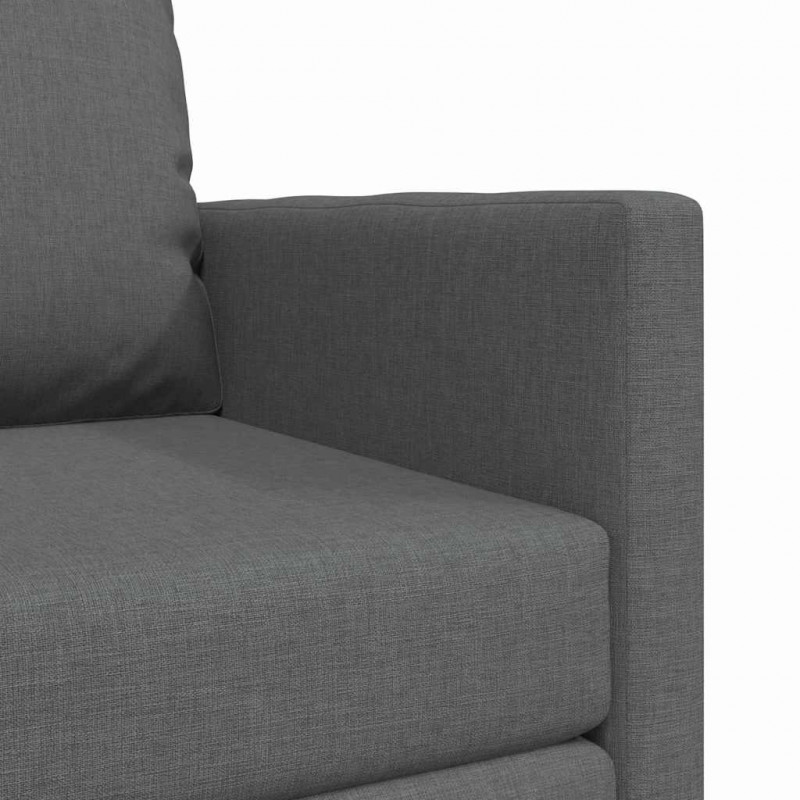 Sofa Bed 60cm Ciemnoszary tkanina