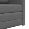 Sofa Bed 60cm Ciemnoszary tkanina