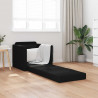 Sofa Bed 60cm Czarny tkanina