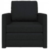 Sofa Bed 60cm Czarny tkanina