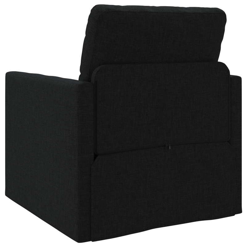 Sofa Bed 60cm Czarny tkanina