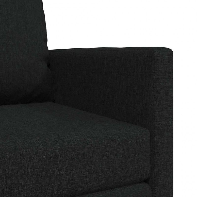 Sofa Bed 60cm Czarny tkanina