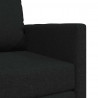 Sofa Bed 60cm Czarny tkanina