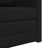 Sofa Bed 60cm Czarny tkanina