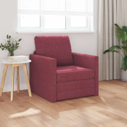 Sofa Bed 60cm Czerwone wino tkanina