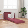 Sofa Bed 60cm Czerwone wino tkanina