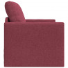 Sofa Bed 60cm Czerwone wino tkanina